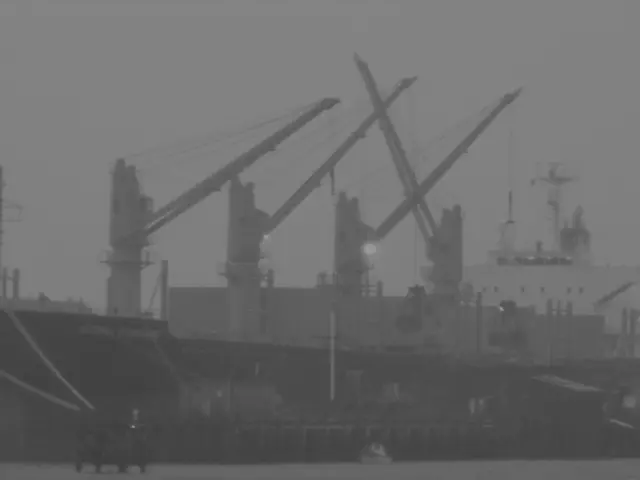 Thousands gather to witness the departure of Disney's massive passenger vessel, able to accommodate...