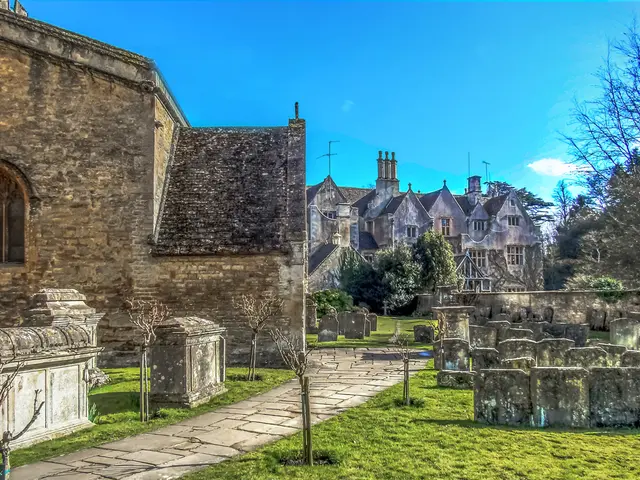 This is the picture of a place where we have some houses, buildings, plants, trees and some grass...